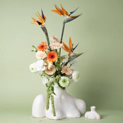 Breast Friend Vase (Matte Marble)