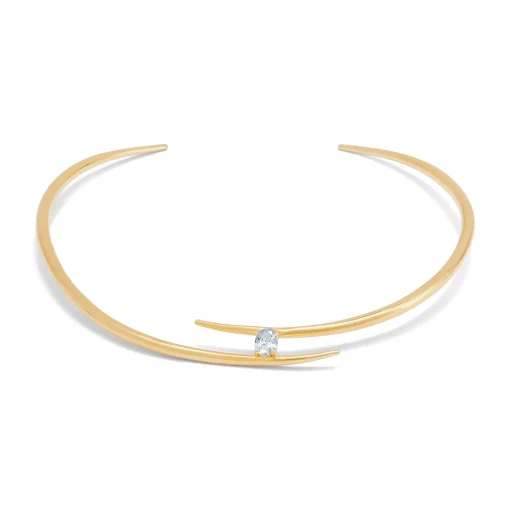 Caught In The Act Necklace (Gold)