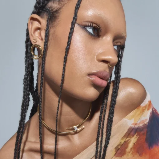 Caught In The Act Necklace (Gold)
