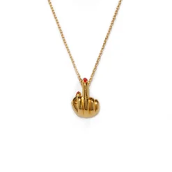 French For Goodnight Necklace (Red)