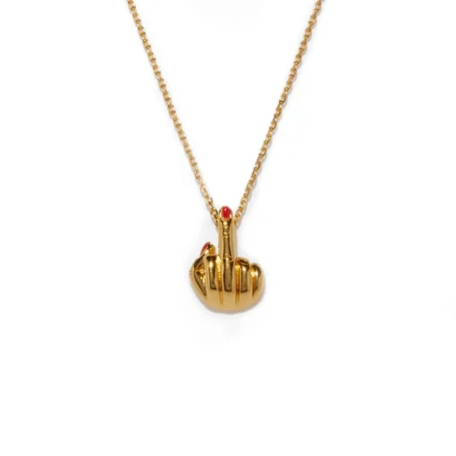 French For Goodnight Necklace (Red)