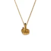 French For Goodnight Necklace (Black)