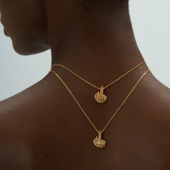 French For Goodnight Necklace (Red)