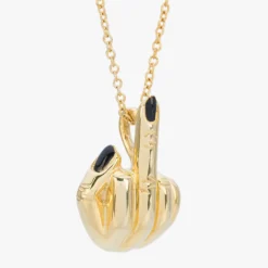 French For Goodnight Necklace (Black)