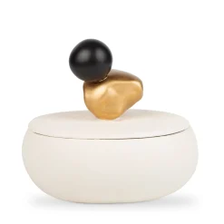 Jewellery Box (White, Gold, Black)