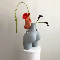 Love Handles Vase (Light-Grey)
