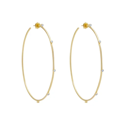 Mega Razzle Dazzle Hoop Earrings