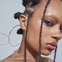 Mega Razzle Dazzle Hoop Earrings
