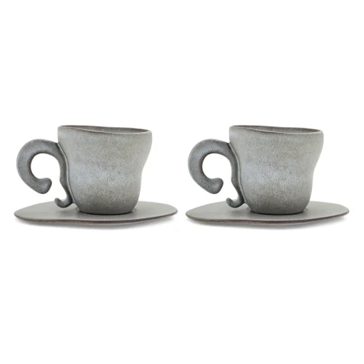 Spill The Tea-Cups (Freckled Grey Matte)