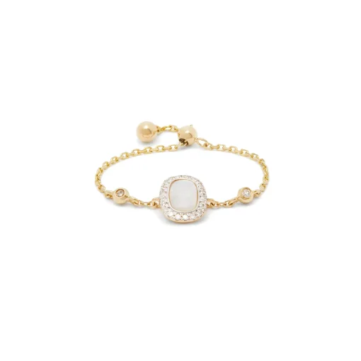 Square Opal Ring