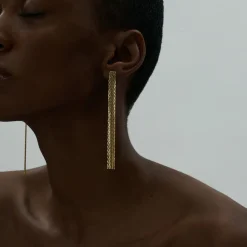 Thin Fil D'Or Earrings