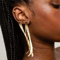 Thin Fil D'Or Earrings