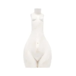 Tit For Tat Candlestick Tall (Matte Marble)