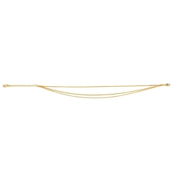 Triple Chain Anklet