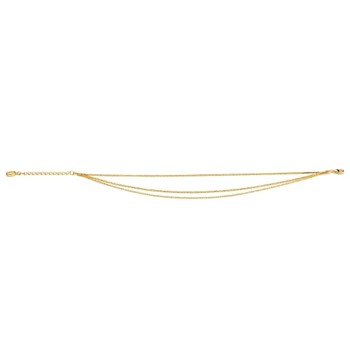 Triple Chain Anklet